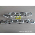 electro galvanized welded steel link chain direct manufacturer